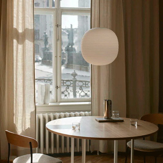 New Works Lantern Pendant - White Large