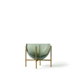 Audo Echasse Bowl Small Green Smoke / Brass