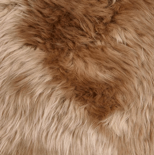 Long Wool Sheepskin Taupe