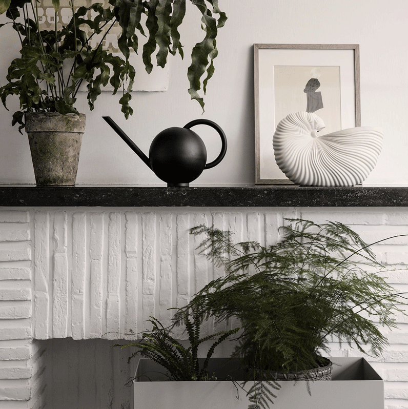Ferm Living Orb Watering Can Black
