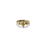 Stolen Girlfriends Club Celestial Heart Ring Gold Plated