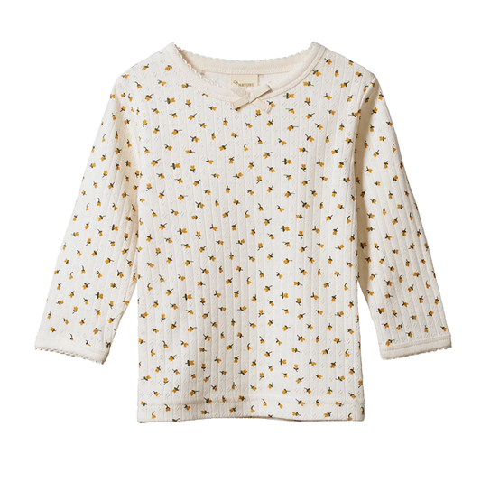 Nature Baby Tulip Print Long Sleeve