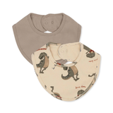 Konges Sløjd 2 Pack Classic Bib Dinosaurus