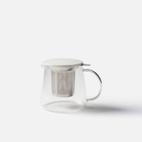 Citta Teapot With Porcelain Lid White