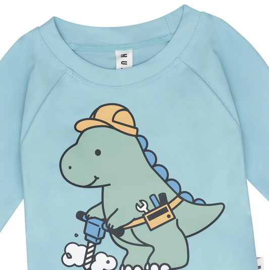 Huxbaby Construction Dino Rashguard