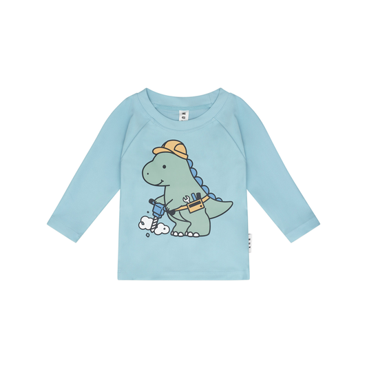 Huxbaby Construction Dino Rashguard