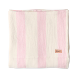 Kip & Co Candy Stripe Linen Flat Sheet