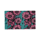 Kip & Co Tumbling Flowers Black Coir Door Mat