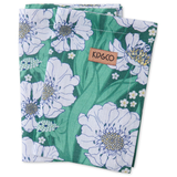 Kip & Co Tumbling Flowers Green Linen 4P Napkin Set