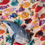 Kip & Co Fishy Business Organic Cotton Fitted Sheet