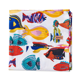 Kip & Co Fishy Business Organic Cotton Flat Sheet