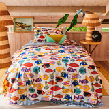 Kip & Co Fishy Business Organic Cotton Pillowcase 1P Single