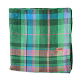 Kip & Co Jewel Of The Nile Tartan Linen Flat Sheet