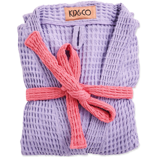 Kip & Co Lilac Waffle Bath Robe