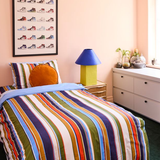 Kip & Co Nautical Stripe Organic Cotton Fitted Sheet