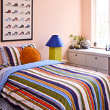 Kip & Co Nautical Stripe Organic Cotton Fitted Sheet