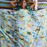 Kip & Co Reef Life Organic Cotton Quilt Cover