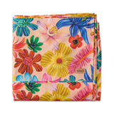 Kip & Co Wild Flowers In Bloom Organic Cotton Flat Sheet