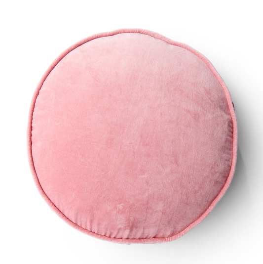 Kip & Co Dusty Rose Velvet Pea Cushion One Size