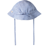 Nature Baby Sun Hat Linen Blue Stripe