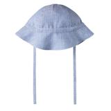 Nature Baby Sun Hat Linen Blue Stripe