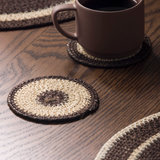 Citta Agora Woven Coaster Set/4