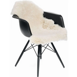 Natures Collection Short Wool Sheepskin Pearl