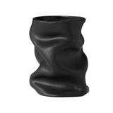 Audo Collapse Vase Black