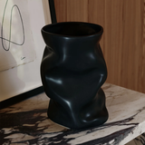 Audo Collapse Vase Black