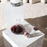 Audo Wine Breather Carafe Deluxe - Clear Steel Lid