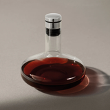 Audo Wine Breather Carafe Deluxe - Clear Steel Lid