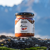 Augustines Of Central Black Peach & Tomato Chutney 215g