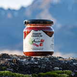 Augustines Of Central Strawberry & Rhubarb Jam 225g