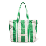 Business & Pleasure Cooler Tote Bag Crew Stripe Canyon Green