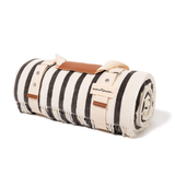 Business & Pleasure Beach Blanket - Monaco Black Stripe