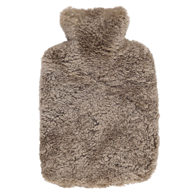 Hot Water Bottle Short Wool Taupe