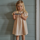 Nature Baby Bonnie Dress Golden Stripe