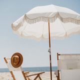 The Premium Beach Umbrella - Antique White