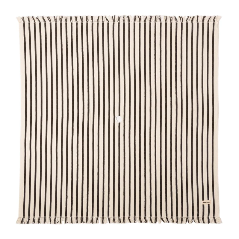 Business & Pleasure Beach Blanket - Monaco Black Stripe