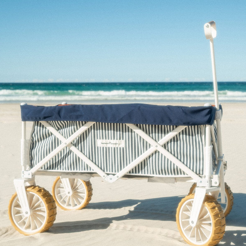 Business & Pleasure Beach Cart Laurens Navy Stripe