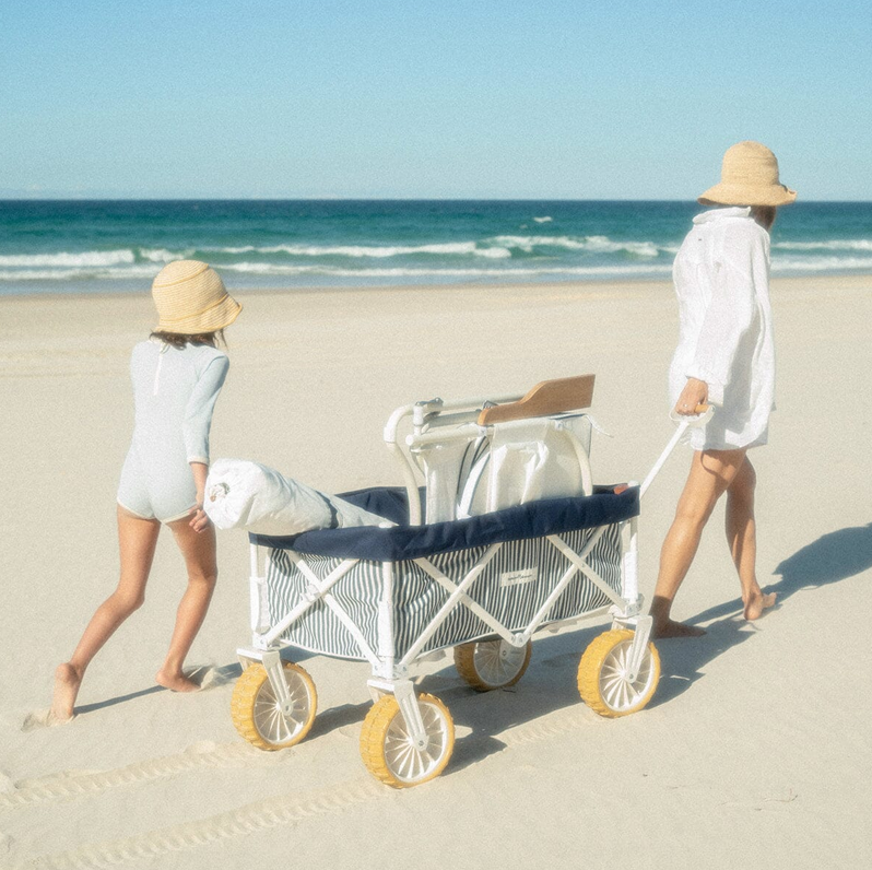 Business & Pleasure Beach Cart Laurens Navy Stripe