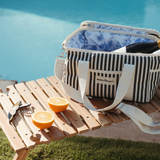 Premium Cooler Bag Lauren's Navy Stripe