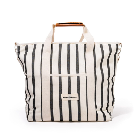 Business & Pleasure Cooler Tote Bag Monaco Black Stripe