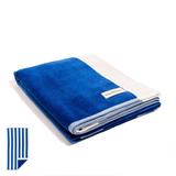 Business & Pleasure The Beach Towel - Crew Mediterranean Blue Stripe