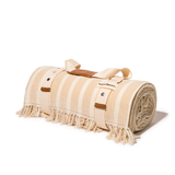 Business & Pleasure Beach Blanket - Monaco Natural Stripe