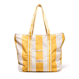Business & Pleasure The Beach Bag -Crew Mimosa Yellow Stripe