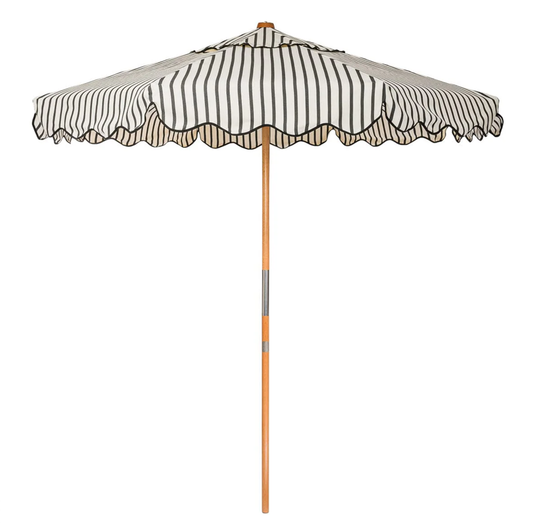 Business & Pleasure Market Umbrella - Monaco Black Stripe