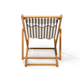 Business & Pleasure Sling Chair - Monaco Black Stripe