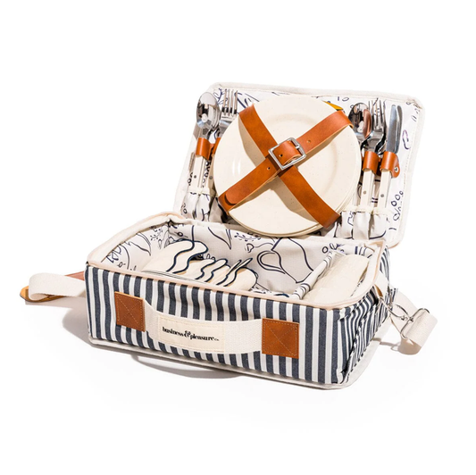 Business & Pleasure Picnic Set Laurens Navy Stripe