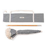 Business & Pleasure Rio Fringed Umbrella - Laurens Navy Stripe